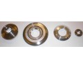 Flange for hubless dicing blades